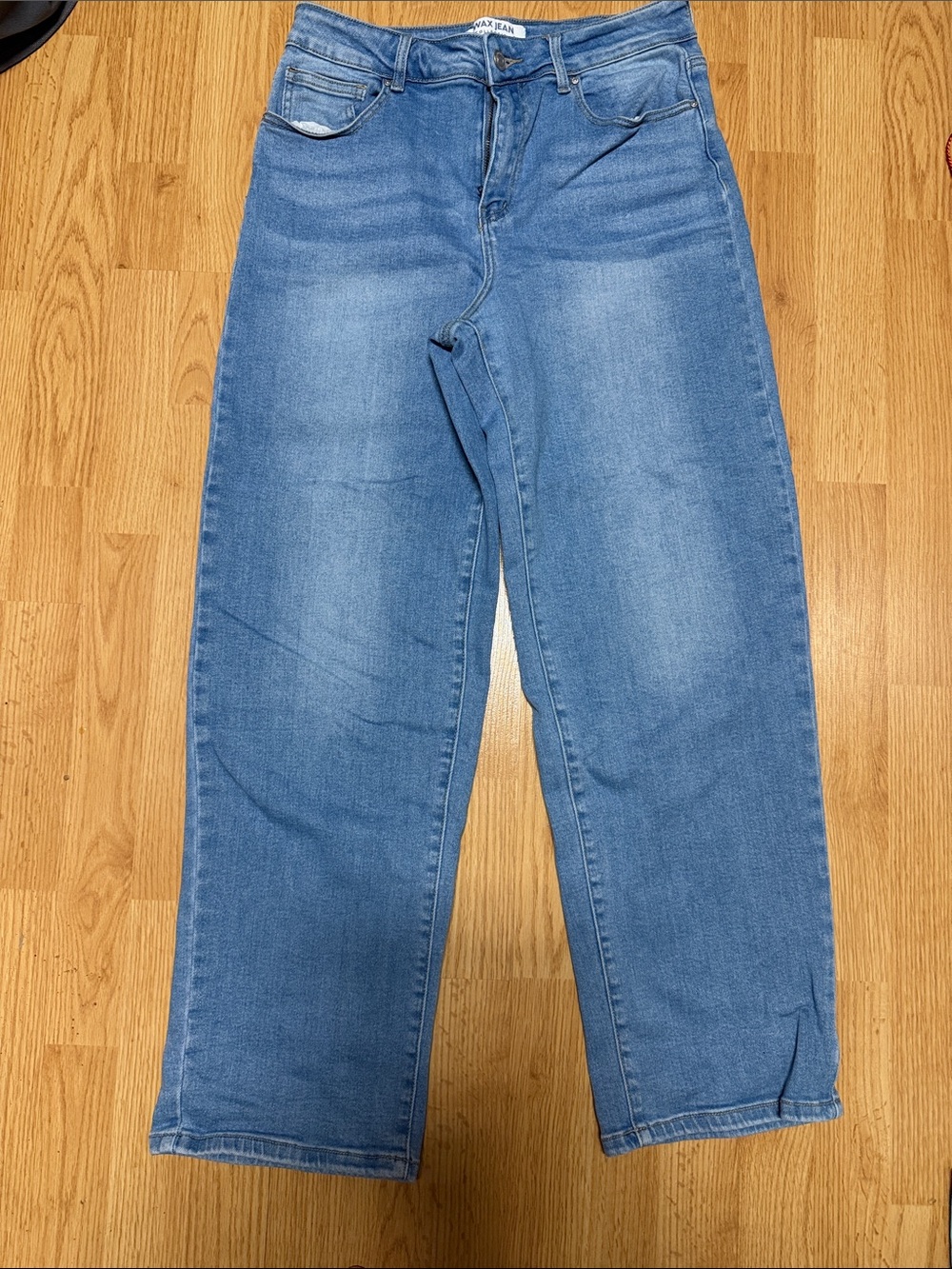 Wax Jean Medium Blue Straight-Leg Women’s Jeans